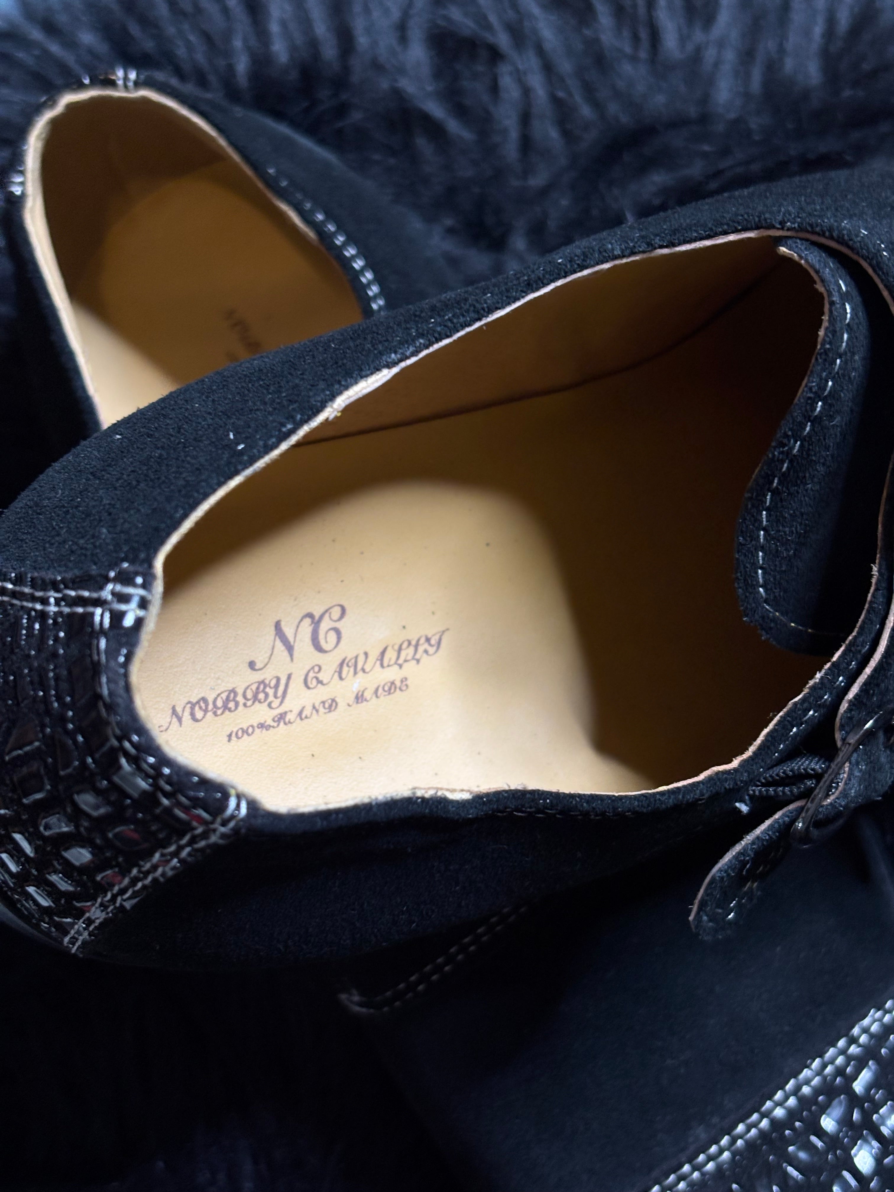 Double Monk Strap Loafers by Nobby Cavalli.