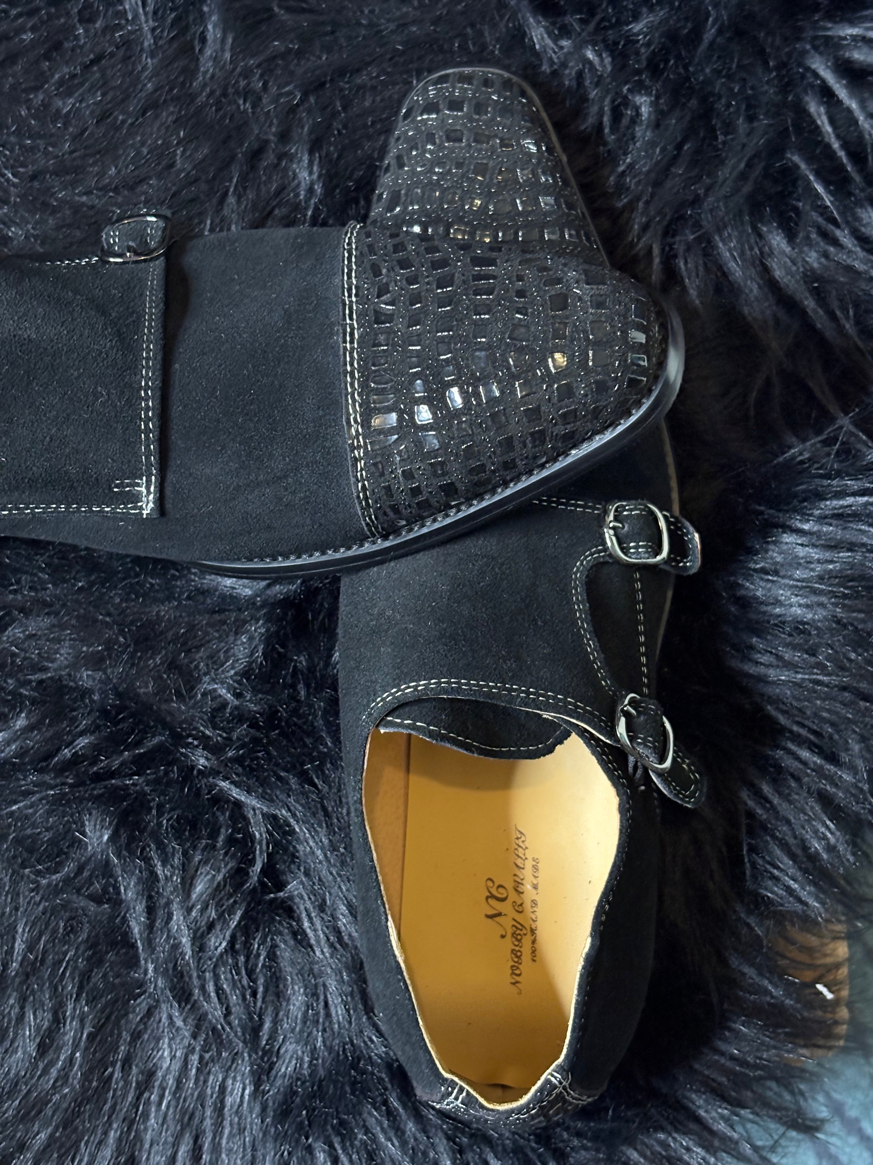 Double Monk Strap Loafers by Nobby Cavalli.