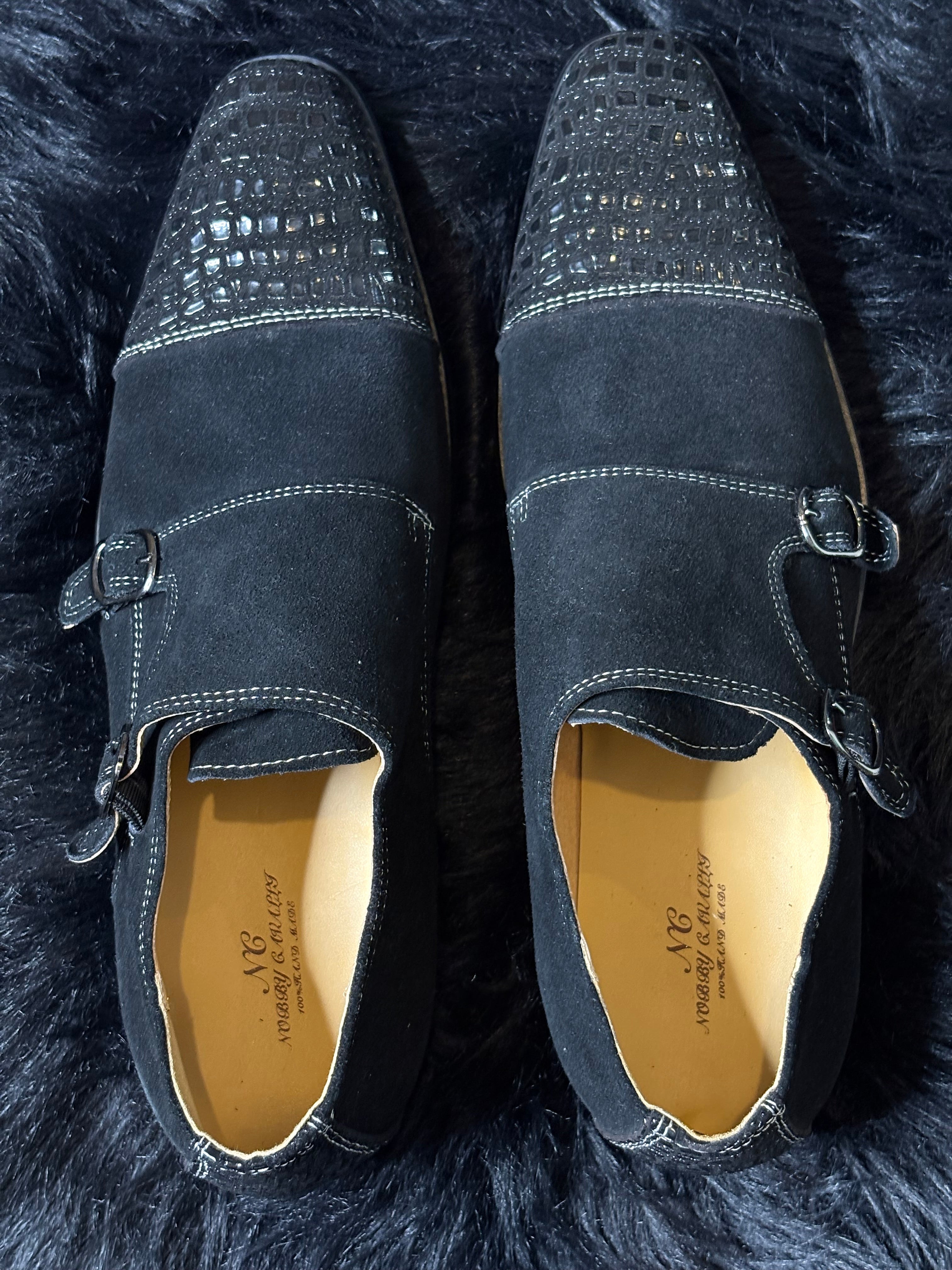 Double Monk Strap Loafers by Nobby Cavalli.