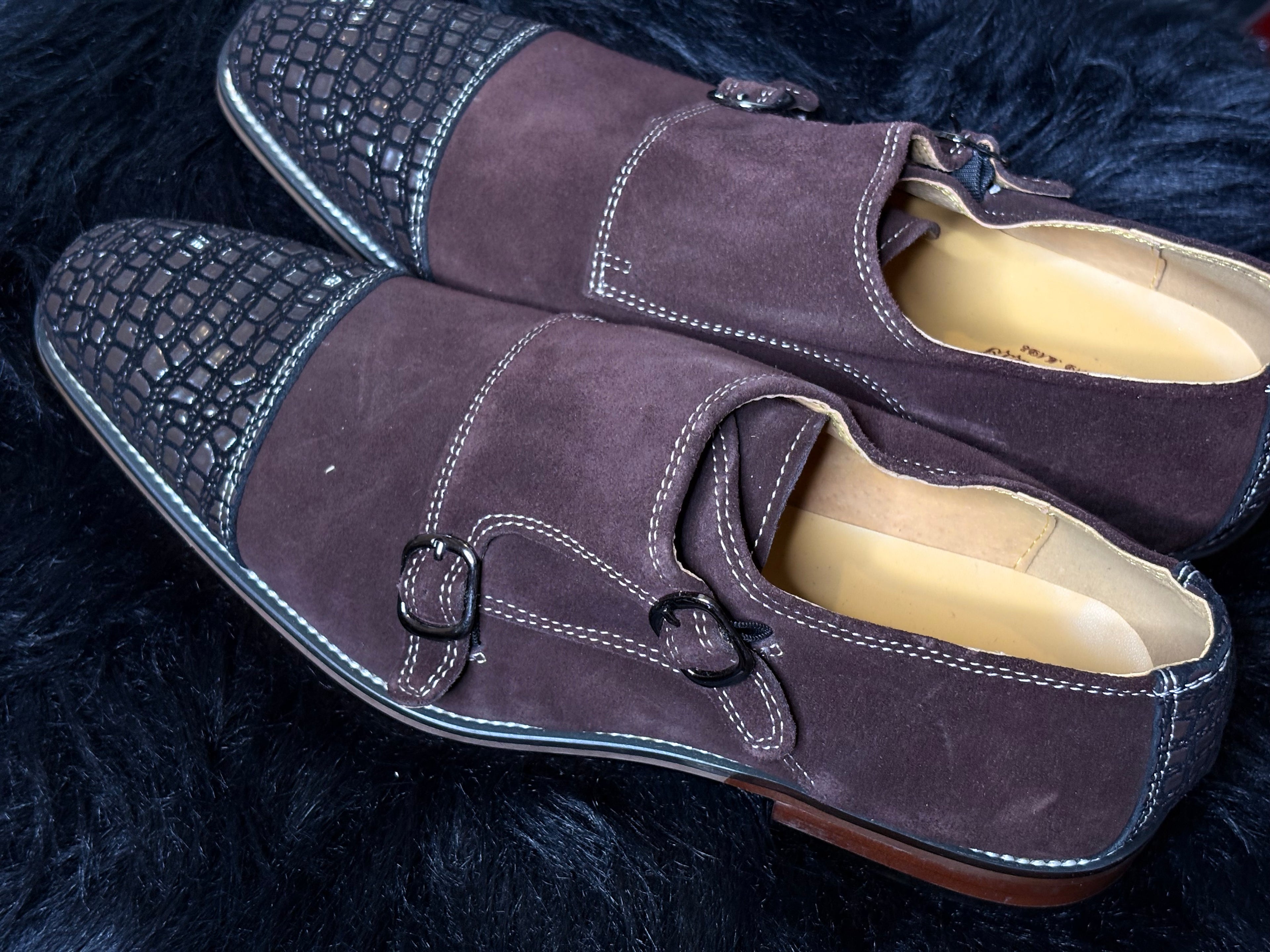 Double Monk Strap Loafers by Nobby Cavalli.
