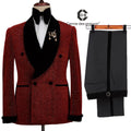 A double-breasted dinner jacket.